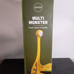 OTOTO Multi Monster Pasta Spoon & Grater - Brand New in Box