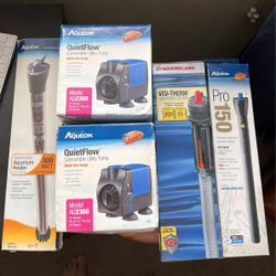 Fish Aquarium Heaters And Pumps