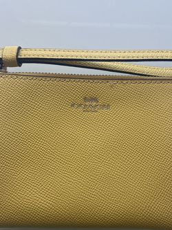 Yellow Coach Wristlet