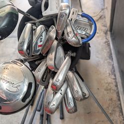 100+ Golf Clubs  ((Sold As A BUNDLE DEAL))