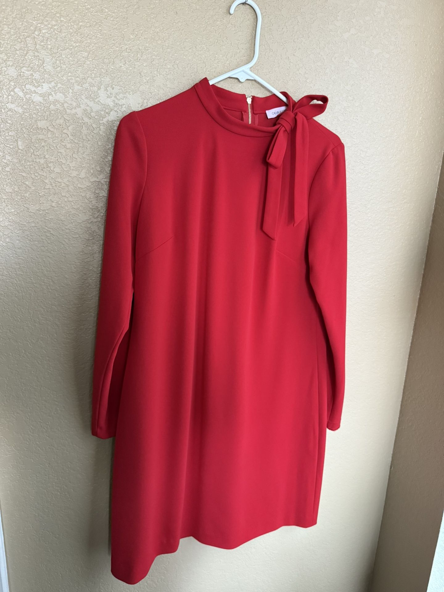 Like new Calvin Klein red dress size 12