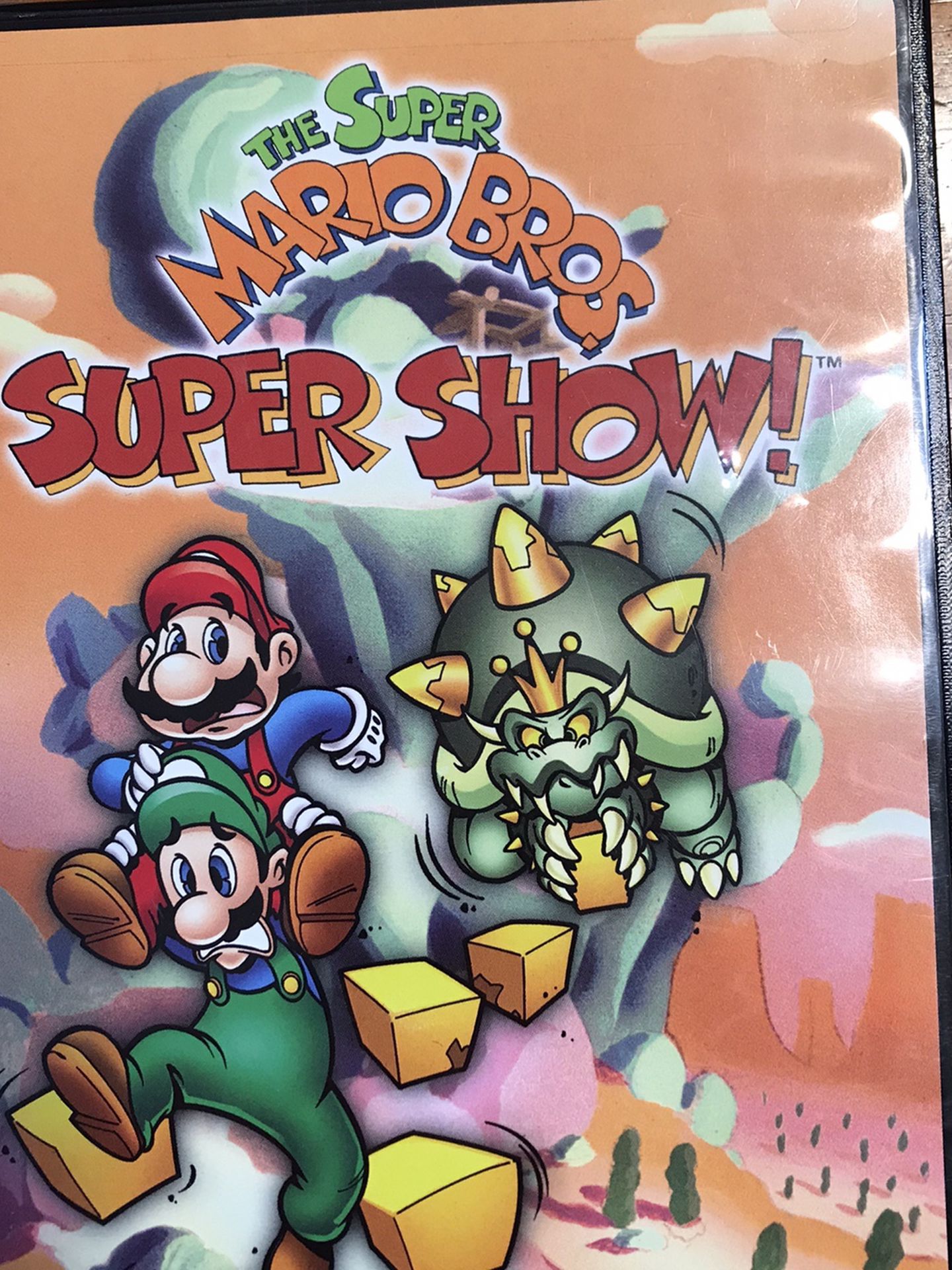 Vintage 1990 The Super Mario Bros Super Show King Koopa Katastroohe Dvd