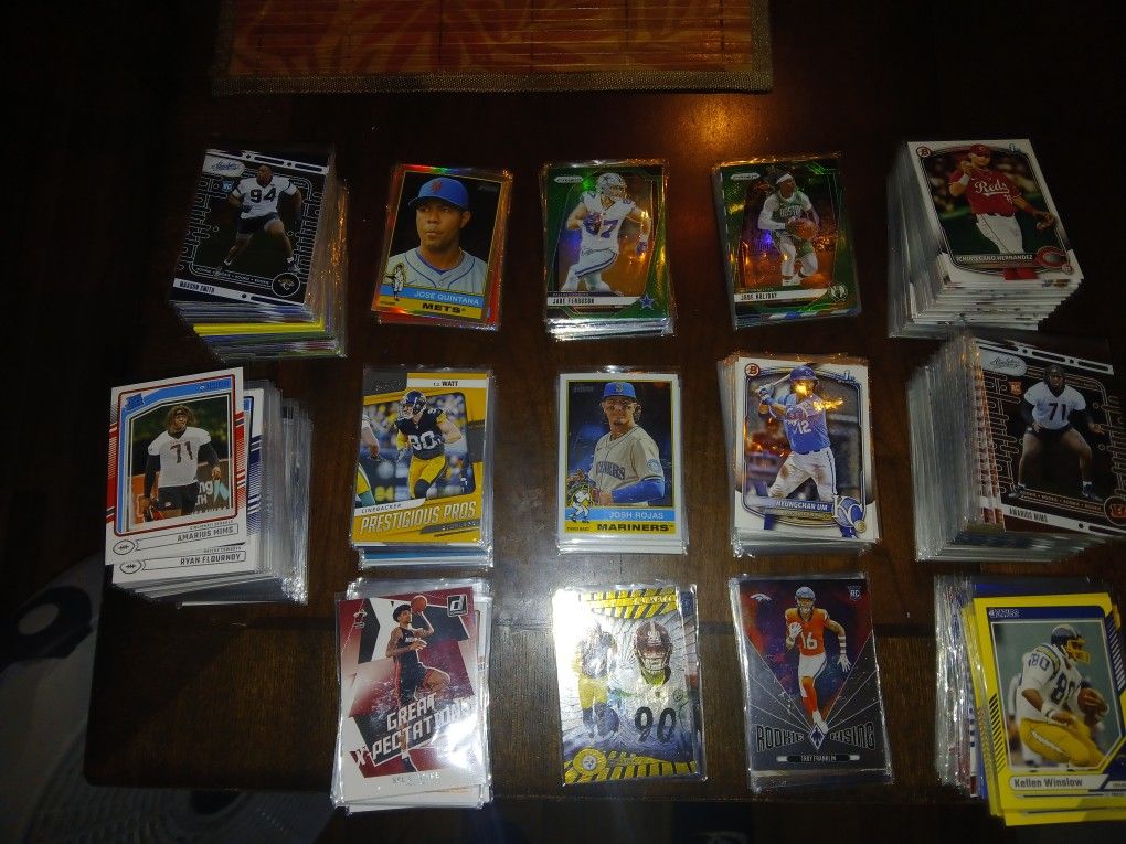 Basketball,football & Baseball Mix Cards