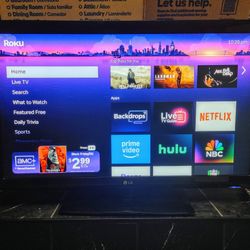 LG 42" 1080p "Smart" HDTV W/ New Roku Express 4K+ (MSRP: $299)
