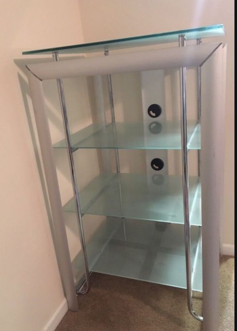 Tempered Glass Shelf 4 Tier