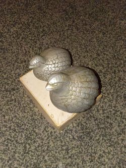 Pewter pigeons