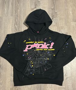 Black & Pink Spider Hoodie