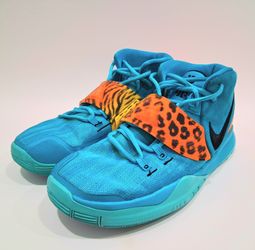 Nike Kyrie 6 Oracle Aqua Basketball Shoes Size 7Y Reconditioned