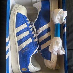 Bape X Superstar Vintage Blue/White