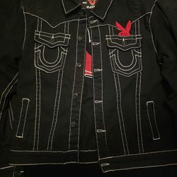 True religion  Jean jacket Playboy