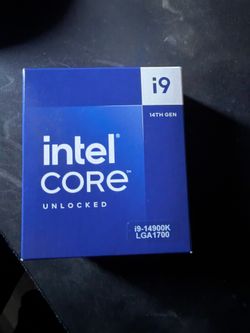 Brand new intel core i9 unlocked 14th gen