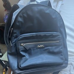 Navy Michael Kors Backpack