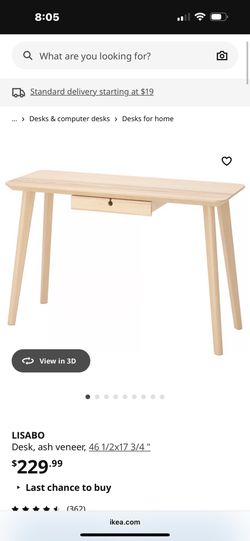 Desk Wood Ikea