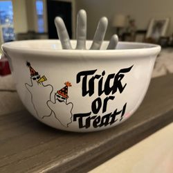 Halloween candy bowl