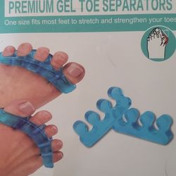 Premium Gel Toe Separators, Spacers & Straighteners, Bunion Correctors for Relaxing Toes, Bunion Relief, Hammer Toe, Toe Stretchers to Restore Toes to