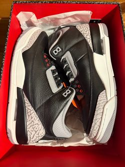 DS Nike Air Jordan 3 Black/Cement sz 10.5
