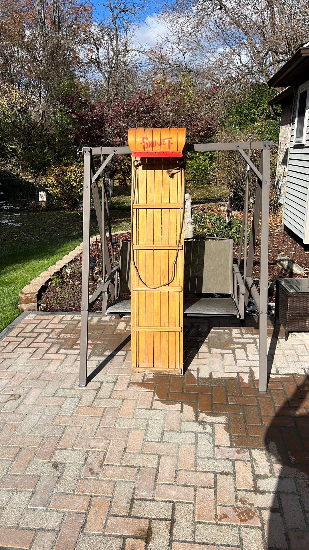 Vintage Sno Jet Toboggan