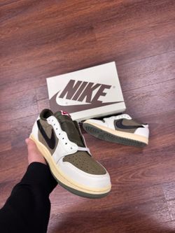 Travis Scott x Air Jordan 1 Retro Low OG SP Reverse Olive/ Medium Olive