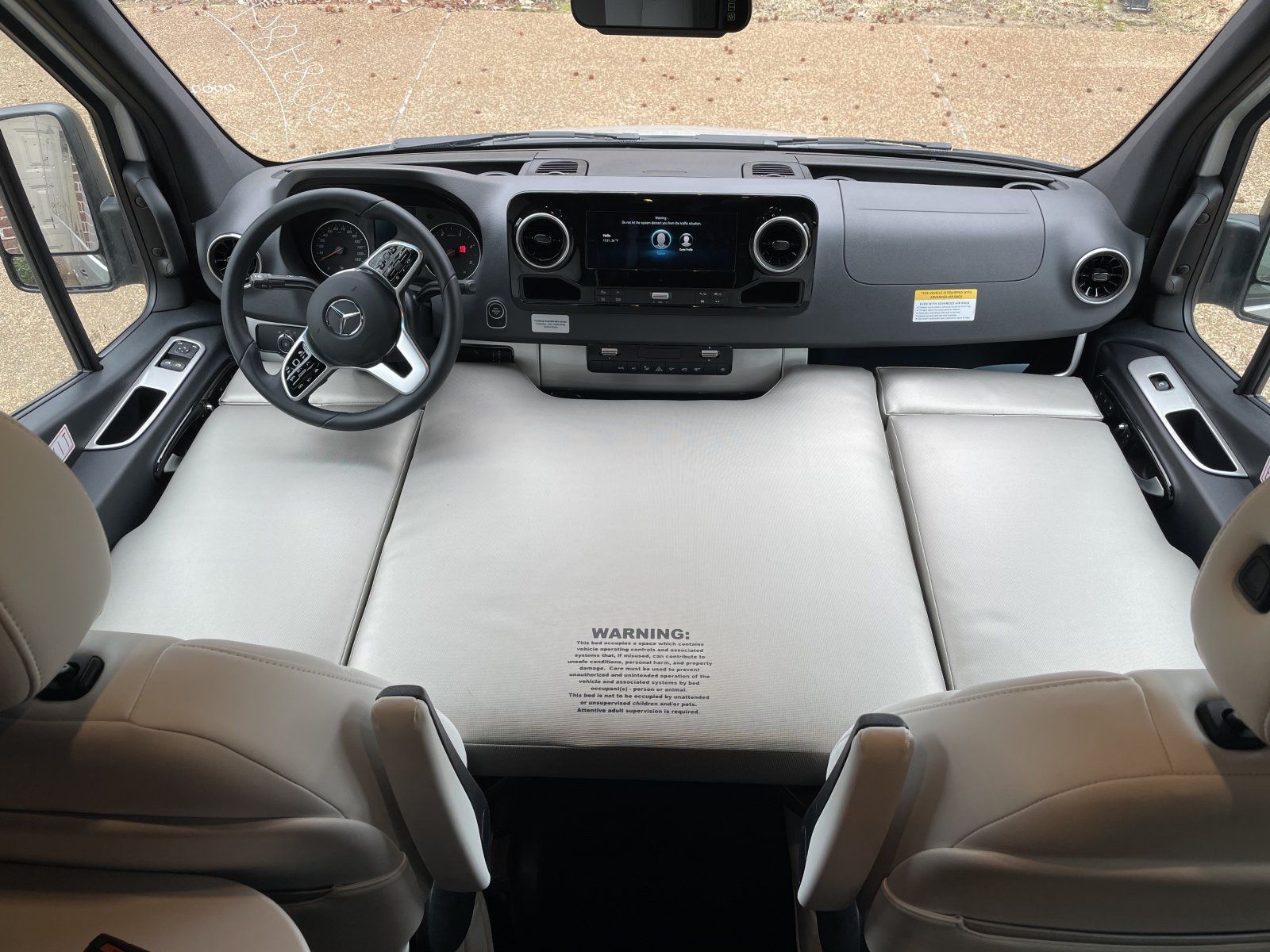 Airstream Sprinter Front Foldable Bed