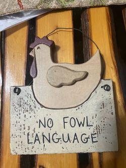 Chicken sigh that reads no fowl language