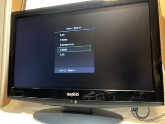Sanyo LCD TV.
