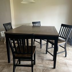 Dining Room Table And Four Chairs
