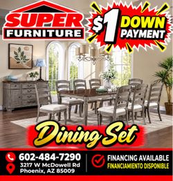 Dining set 7pc
