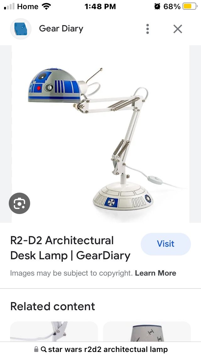 R2-D2 Architectural Desk Lamp