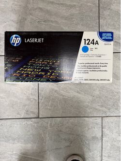 HP LaserJet 124A Cyan Ink Cartridge