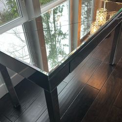 Mirrored Desk And Or Vanity. Read Description 
