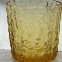 Beautiful Rare Tongans Glass 9oz. Cc 270 Elsa Ambra Glass. Mint Condition. Made in Europe. 