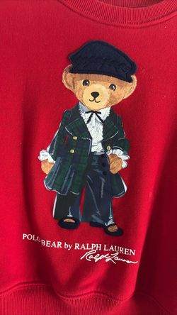 Polo Bear by Ralph Lauren Red Crewneck Sweatshirt