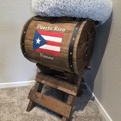 Hand Painted Barrel