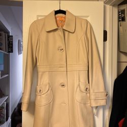 Cream Pea Coat