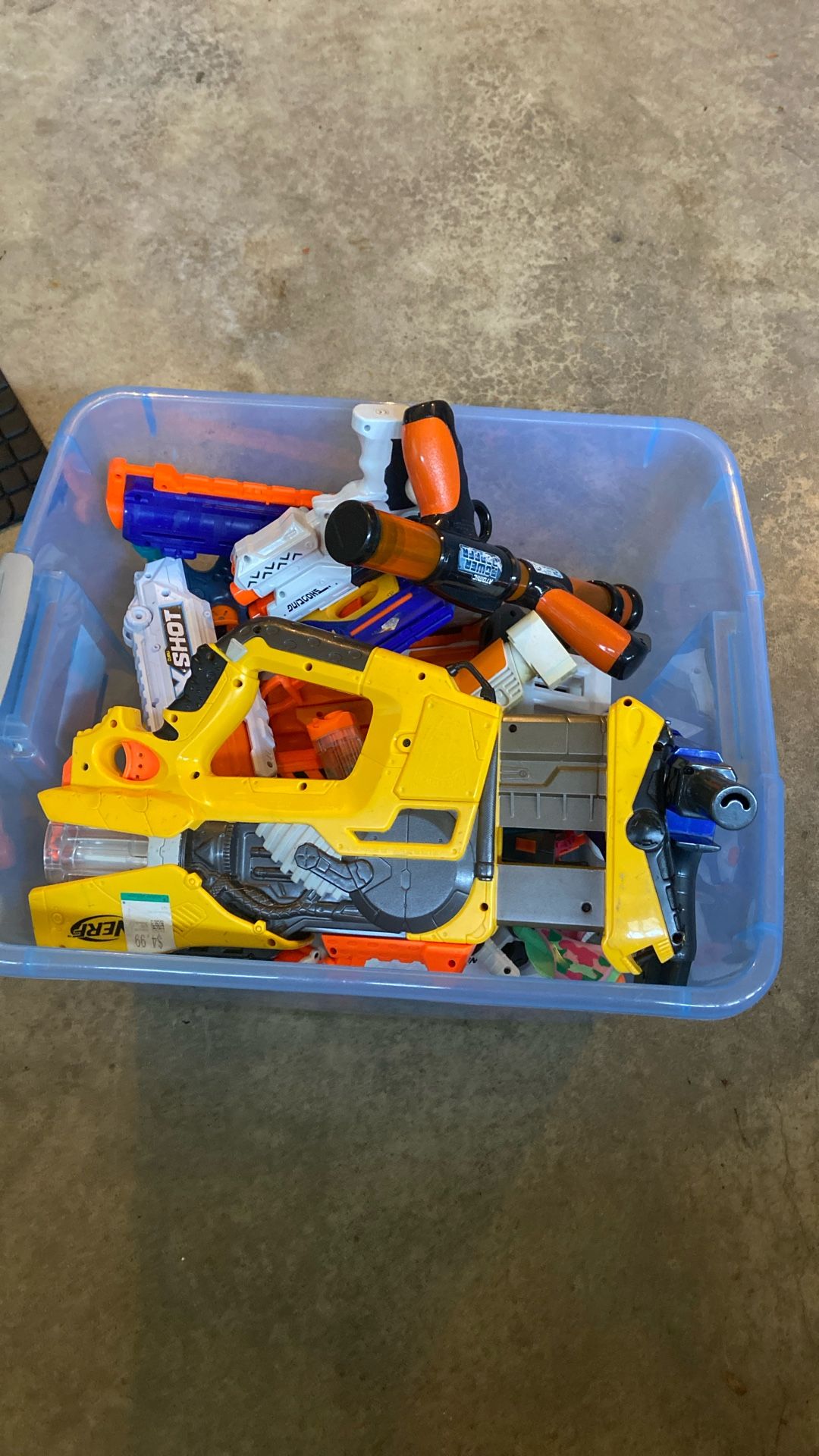 Huge Nerf Gun Lot + Darts & Attachments
