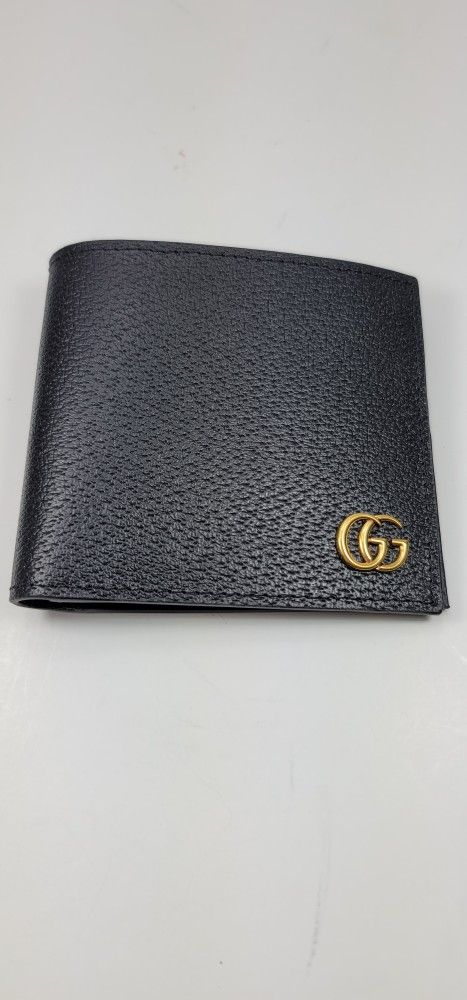 GUCCI GG Marmont Leather Bi-Fold Wallet For Men