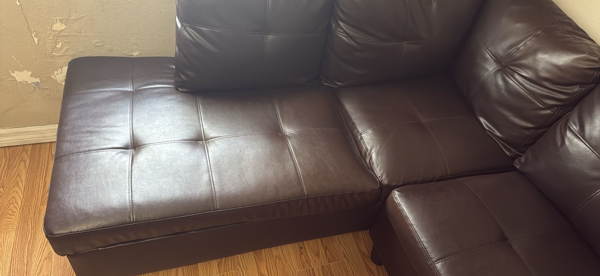 Leather Sectional Couch
