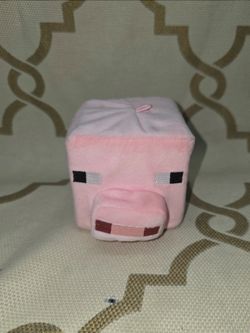 Microsoft Minecraft Pig Head 3¼" Plush Stuffed Toy Jinx Cube Plush Hallmark