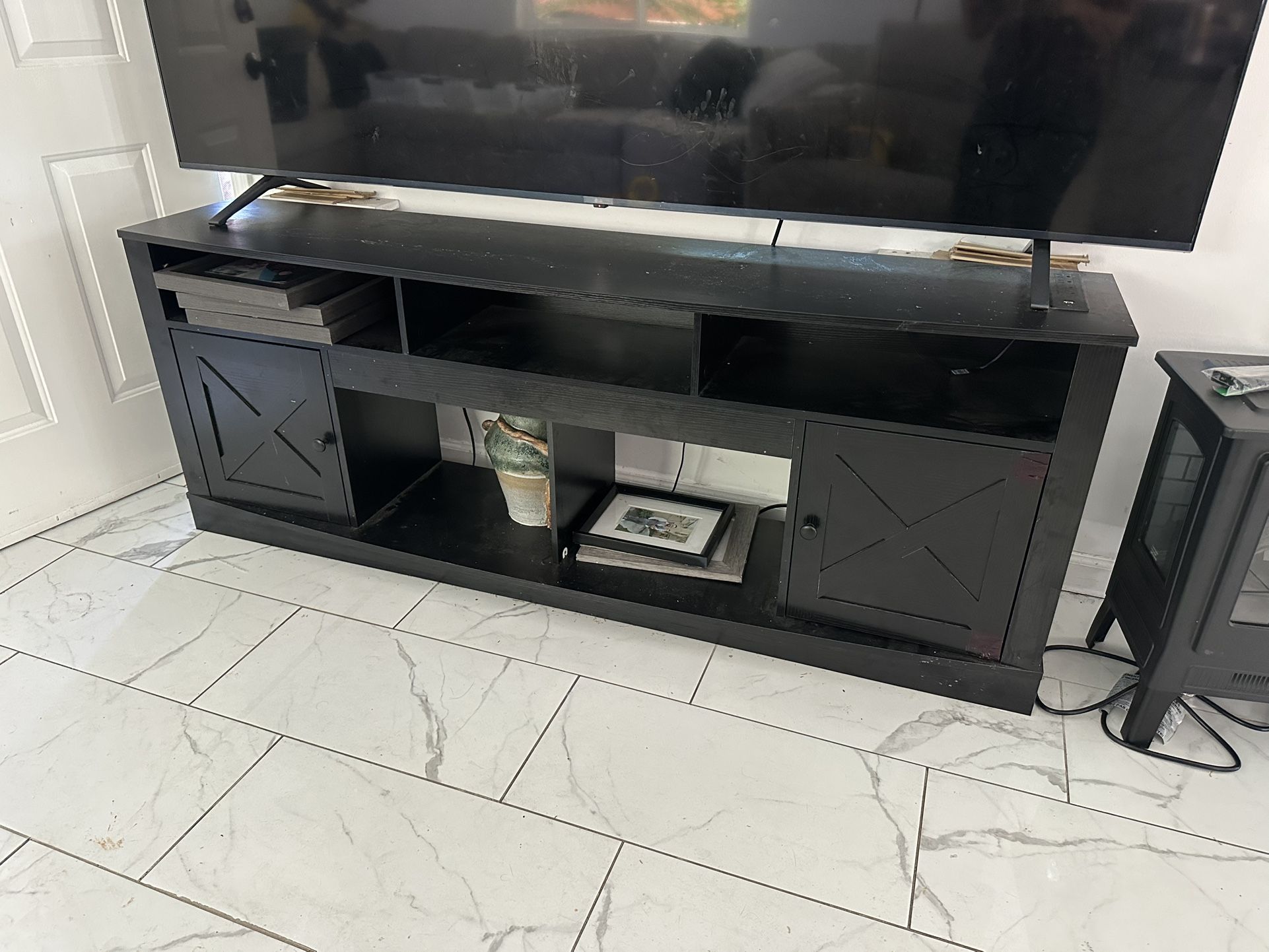 TV Stand Large Black 