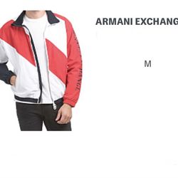 ARMANI EXCHANGE Windbreaker With Brand Side Taping