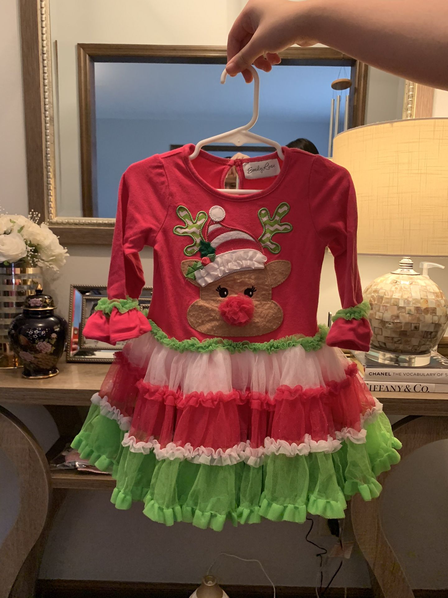 girls christmas dress 2t