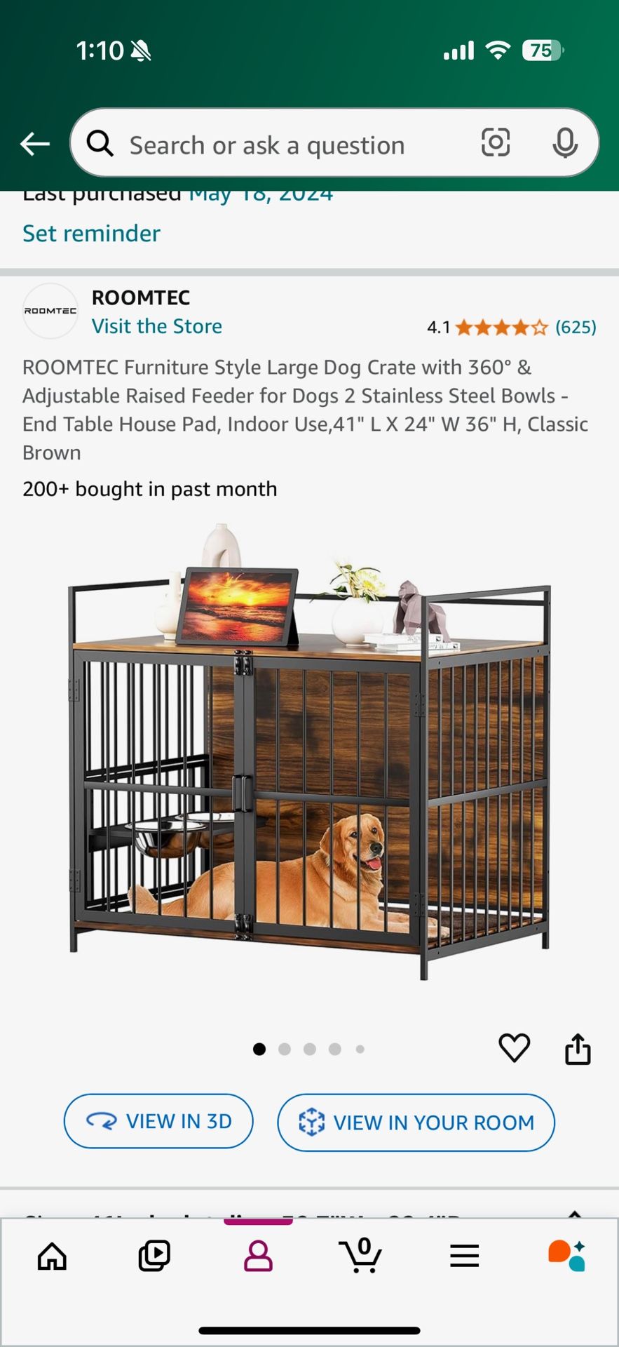Decorative Dog Crate