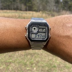 Stainless Digital Watch