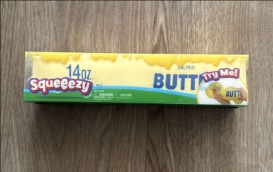 New! Jumbo SQUEEZY BUTTER Squishy by Sunny Days, Authentic Viral Squeeze Toy