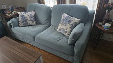 Ikea Vinliden turquoise 3 seater couch