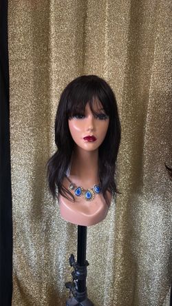Beautiful human hair wig cap🖤