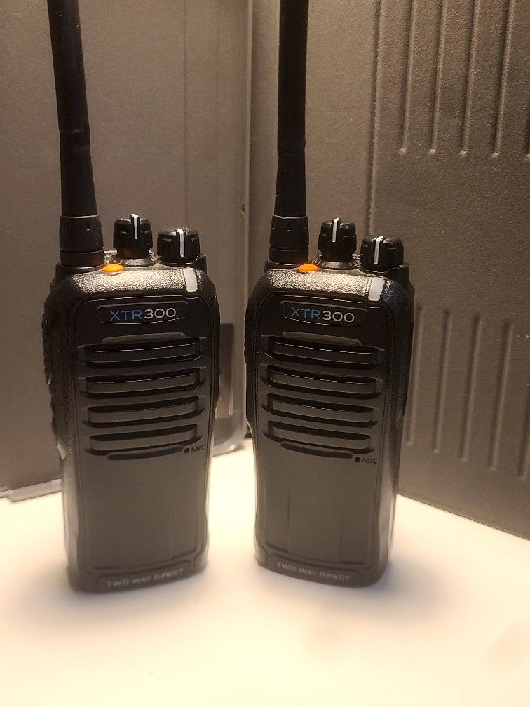 2 Two way Direct  XTR 300 UHF-Digital & Analog Radio

and Charger