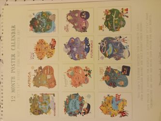 Framable Cardstock Disney Map Prints