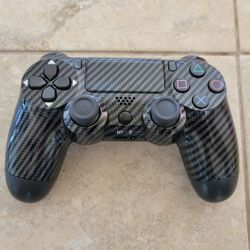 PS4 Controller - Carbon Fiber - Playstation 4 Joystick - PS3 - Playstation 3 - Wireless - Bluetooth 