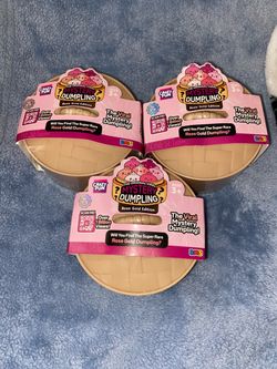 Rose gold mystery dumplings